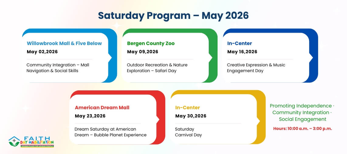 Limitless Living Saturday Program Calendar