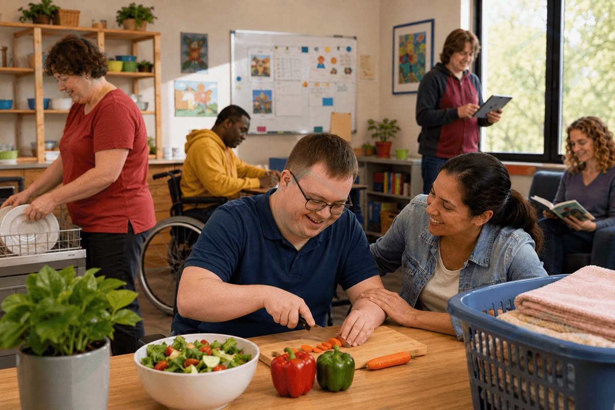 day habilitation prepares adults with disabilities for everyday independence
