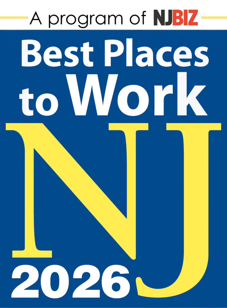 NJBIZ Best Places to Work NJ 2026 award badge