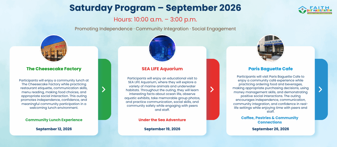 September Saturday Events